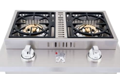 Lion Double Side Burner - Natural Gas