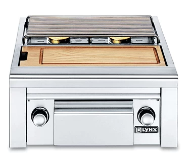 Lynx Double Side Burner With Cutting Board And Drawer - Natural Gas