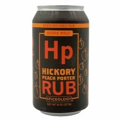 Spiceology Beer Can Hickory Peach Porter Rub 8 Oz.