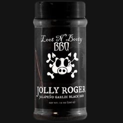Loot N' Booty BBQ Jolly Roger Black Rub 14 Oz.