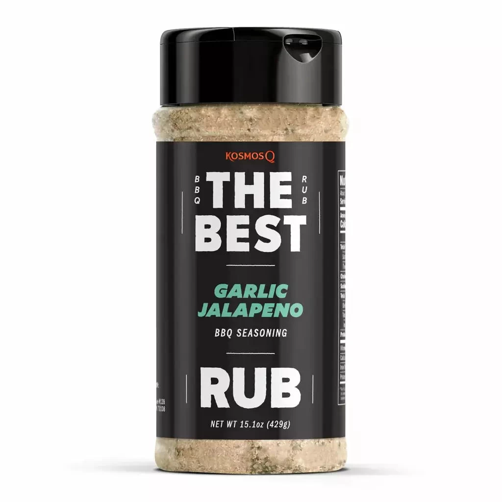 Kosmo's Q The Best Garlic Jalapeno BBQ Seasoning 15 Oz.