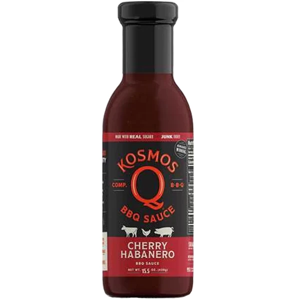 Kosmo's Q Cherry Habanero BBQ Sauce 15.5 Oz.