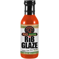 Kosmo's Q Peach Jalapeño Rib Glaze 15.5 Oz.