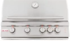 Blaze LTE 32 Inch 4-Burner Natural Gas Grill With Rear Burner And Lights