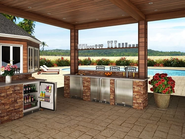 Marvel 24 Inch Outdoor Single Tap Built In Beer Dispenser - Image 8