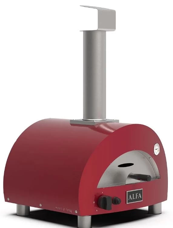 Alfa Moderno Portable Propane Pizza Oven - Red - Image 2
