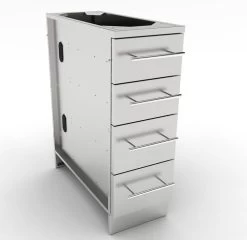 Sunstone 12 Inch 4 Multi Drawer Base Cabinet