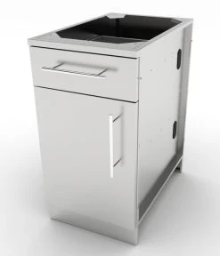 Sunstone 18 Inch Left Swing Door Cabinet W/Top Drawer & Shelf