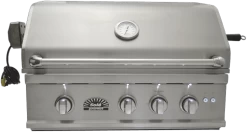 Sole 32 Inch TR Natural Gas Grill With Lights And Rotisserie