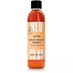 Red Clay Spicy Peach Honey 9 Oz.